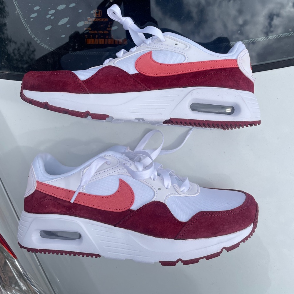 Women’s Nike Air Max SC - Color White Team Red